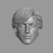 80's Nightwing Dick Grayson v2 custom head for McFarlane DC & other figures