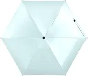 [RPLIFE] Umbrella, Lightweight Portable Umbrella Uv Protection for Women, Travel Umbrellas for Sun, Light Cyan Aqua