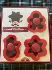 Williams Sonoma Jack Frost & Friends Ice Cream Sandwich Molds - (Set of 3) - NIB