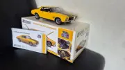 1:18 Classic Carlectables Holden HQ GTS Monaro Coupe in Mustard / Black stripes
