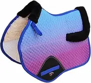 English Contoured Quilted All-Purpose Close Contact Trail Saddle Pad Ombre 72170-175Ombre