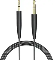 Stereo Jack Cables Replacement Cords for Bose On-Ear 2/OE2/OE2i/QC25/QC35/Soundlink/SoundTrue Headphones (Black)