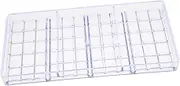 BIUDECO Mold Plastic Candy Make Tool Deep Chocolate Mould Polycarbonate for Fondant Candy Making