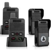 Wireless Doorbell, Hands Free Intercom Doorbells 1000ft Range, Full Duplex Two