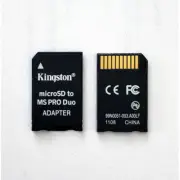 GENUINE Kingston Micro SD to Memory Stick Pro Duo Adapter (MicroSD to MSPD)