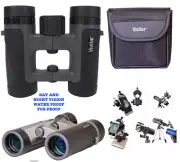 DAY & NIGHT VISION BIRD WATCHING BINOCULARS + SMART PHONE ADAPTER APPLE SAMSUNG