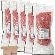 Gustaf's Sour Strawberry Laces Gummy Candy Value Pack 2 Pound Bulk Bag | Pack of