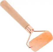 Ipetboom Salt Massage Roller Natural Facial Caring Tool for Lifting and Relaxation Compact Easy to Clean present for Women Special Occasions