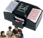 Automatic Shuffler Machine, Battery-Operated Electric Shuffler, (Fast & Efficient), Grade Playing Card Mixer for Adults, Seniors, Game Nights, Poker & Blackjack