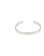 [Cudworth] Rhodium Plated Cuff or Bangle in SIlver