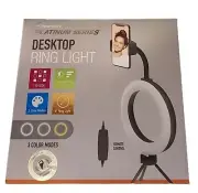 Travelocity Platinum Series Desktop 6" Ring Light Rechargeable Multicolor NEW