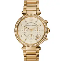 在飛比找Yahoo奇摩購物中心優惠-Michael Kors MK5354 美式璀璨晶鑽計時腕錶