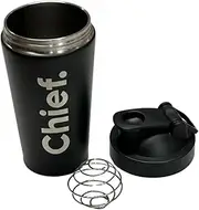 Stainless Steel Protein Shaker Bottle, 500ml, Double-Wall Insulated, Leak Proof (1 SHAKER)