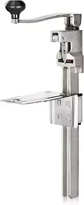 7006841 Manual Table Can Opener with Plated Steel Base for Cans up to 11” Tall