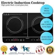 Devanti Electric Induction Cooktop 60cm Portable Kitchen Ceramic Glass Cooker AU