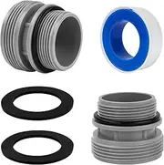 ArrogantF Hose Conversion Adapters Kit Compatible with Intex Coleman 4560 40mm to 1 1/2 Inch Conversion Kit for Hayward Intex Pool Hose Connector Pool Pump Sand Filter Above Ground Pools Part