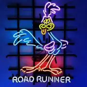 Road Runner Beep! Plymouth Garage Open 24"x20" Neon Light Lamp Sign Auto Display