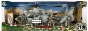 Aerial Rocket Helicopter with 2 Figures 1:18 Scale