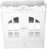 Ciieeo Bathroom Shelf Organizer Wall Over Toilet Storage Wall Cabinet Elegant Material