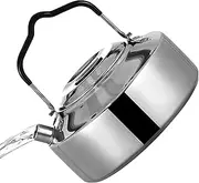 Camping Teapot - 1L Stainless Outdoor Kettle | Portable Tea Kettle Water Kettle Lightweight Teapot Coffee Pot for