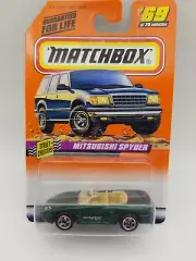 Matchbox Mitsubishi Green Spyder Model Car #69 Diecast VTG Street Cruiser Series