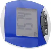BCOATH Electronic Pedometer Accurate Pedometer Walking Pedometer Step Counter Sports Pedometer Multifunctional Pedometer Simple Pedometer for Walking Pedometer for Women Blue Abs