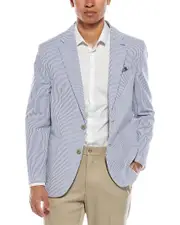 TailorByrd Seersucker Stripe Sportcoat