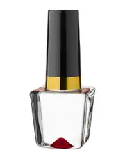 Kosta Boda Make Up Nail Polish Raspberry Large Sculpture