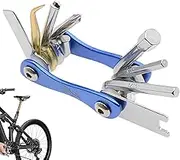 Scuba Multi Tool - 8 in 1 Scuba Gear Stainless Steel Diving Regulators,Portable Folding Repairing Tool Sturdy Compact Multi Dive Tool for Beginners Divers