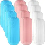 Silicone Bottle Covers 12Pcs Leak Locks Toiletry Skins Leakproof Travel Bottle Covers with Handle Reusable ＆ Stretchable Toiletry Skins Sleeves Travel Essentials Leak Locks Toiletry Skins for Leak