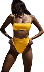[Generic] Womens Swimsuits Shorts and Top Swimsuit Tummy Bikini Swimwears Tankinis Set Swim Romper Women