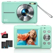 Digital Camera with SD Memory Card Autofocus Anti-Shake, 44MP 1080P Photograp...