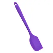 Silicone Spatula Food Grade High Heat Resistant Non Stick Spatula Kitchen Utensils Cookware for Cooking Baking Purple
