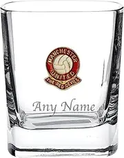 Knight Personalised Manchester U Football Mixer Glass