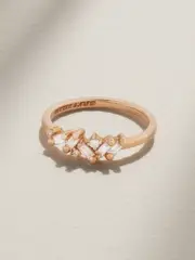 [Suzanne Kalan] Suzanne Kalan - 18-karat Rose Gold Diamond Ring - 5 5 Gold