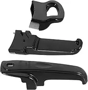 3pcs Pressure Cooker Handle Cooking Pot Handles Replacement Universal Pot Lid Knob Cooker Parts and Accessories Kitchen Utensils Replacement Parts Plastic Black