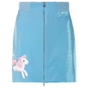 NWT JEREMY SCOTT MOSCHINO MY LITTLE PONY CAPSULE ZIPPER MINI SKIRT 8