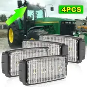 4pc LED Upper Cab Light Lamp Fit John Deere 7210, 7410, 7510, 7610, 7710, 7810