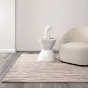 Brand Ventures Les Nomades Sandstorm Beige Wool Rug
