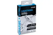 Crest Lightning To Usb-c 1.5m Flat Cable Each