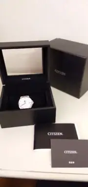 CITIZEN Japan Official Product EXCEDE Wristwatch Eco-Drive AS7070-58A New, with