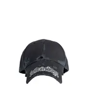 Balenciaga Blackletter Script Faded Cap S,L,M Black fade