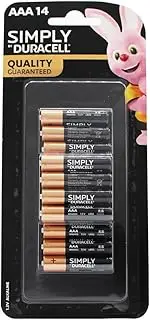 Duracell AAA Simply Alkaline Batteries (Pack of 14)