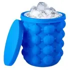 Silicone Ice Cube Maker for Portable Ice Bucket Wine Freezer Beer Cooler