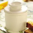 Original Butter Bell Crock, Ivory Matte, new in box!