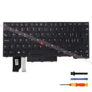 Swiss Backlit Keyboard for Lenovo L14 Gen2 Type 20X1 20X2 Laptops (ThinkPad)