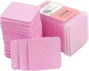 MUSISALY Professional Lash Glue Removal Tool 400pcs Pink Glue Wipes Easy to Clean Glue Bottle for Eyelash Extensions