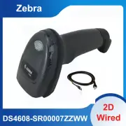Zebra DS4608-SR00007ZZWW 2D LED Handheld Laser Imager Barcode Scanner USB Kit