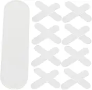 WOONEKY 50pcs Acrylic Nail Art Display Board for Square Nails Fake Stand Salon Organizer
