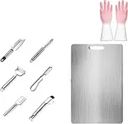Titachef Cutting Board, Katuchef Titanium Cutting Board, Titan Cut Pro Cut Board, Katu Chef CutBoard for Kitchen for Cutting Meats, Fruits and Vegetables (1set(46cm*30cm))